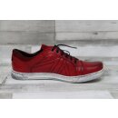 Kristofer schicker Herren-Schnürschuh rot mit schwarzer Ziersteppung