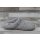 Manitu schicker Damen Filz Pantoffel hellgrau mit Flauschfutter und herausnehmbarer Innensohle