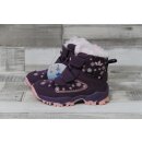 LICO Mädchen Klett Winterschuh gefüttert Comforttex lila mit Schneeflocke Pauli V