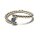 filigraner Ring 925 Silber mit Zirkonia blau Handarbeit #55
