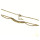 Kette 925/- Silber vergoldet Zirkonia 2reihig Glanz poliert Collier Halskette 45-50cm