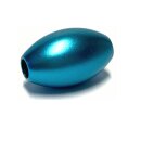 Anhänger Olive eloxiertes Aluminium hellblau...
