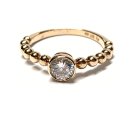 Ring 925/- Silber rosévergoldet Zirkionia...