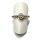 Ring 925/- Silber rosévergoldet Zirkionia Kugeloptik Kugelschiene #52