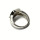 Ring 925/- Silber Zirkonia lila beige dreieck facettiert SilberRing rhodiniert #52