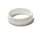 Keramik Ring halbrund weiß 7 mm Bandring Ehering Trauring #64