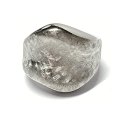 Silberring 925 Schmuckring Ring Silber rhodiniert matt strukturiert einfarbig  #53