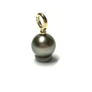 Perlenanhänger Tahiti Perle Natrufarben 8,5mm 585...