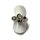 Ring 925/- Silber Zirkonia schwarz + weiß Kontrast Schmuckring Silberring #54