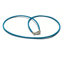 Lederband türkis 925 Silber Karabiner...