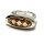 Ring 925 Silber rhodiniert Perlmutt Intarsie Tigerauge Schachbrett Schmuckring #56