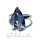Ring 925 Silber rhodiniert synthetischer Spinell blau edel elegant glitzern #56