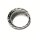 Ring 925 Silber rhodiniert Zirkonia glänzend edel festlich Schmuckring #56