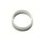 Keramik Ring halbrund weiß 7 mm Bandring Ehering Trauring #58