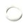 Keramik Ring weiß 5mm gewellt Bandring Ehering Vorsteckring #58