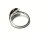 Ring 925 Silber Perle + Zirkonia rhodiniert schmal dezent Brautschmuck #58