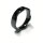 Keramik Ring schwarz 5mm gewellt Bandring Ehering Vorsteckring #58