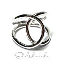 Ring 925/- Silberring Glanz außergewöhnlicher...