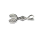 Anhänger 925 Silber Tennisschläger Hobby Kettenanhänger sport