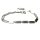 Armband 925/- Sterling Silber Fantasiemuster stabil beweglich massiv 20,5cm