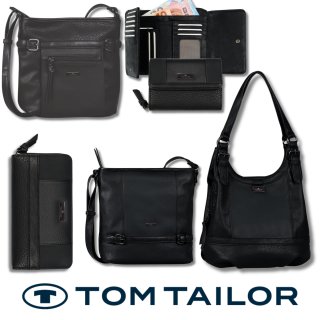 schwarze Tom Tailor Handtasche  + passende Geldbörse