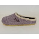 Trunte warmer Damen Clog flieder mit Fußbett