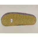 Trunte warmer Damen Clog flieder mit Fußbett