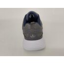 LICO Herren Klett Sportschuh mit weißer Sohle grau