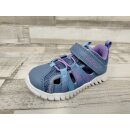 Richter Mädchen Klett Schuh durchbrochen blau/violett