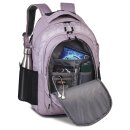 BestWay Rucksack-Trolley altrosa Schultrolley Mädchen