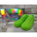Skechers Damen Schnürschuh neon-grün mit modischer Laufsohle