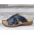 Rieker Damen Riemchen Pantolette dunkelblau
