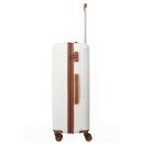 Travelite BALI 4w Trolley L, Weiss/cognac