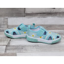 slobby Kleinkinder Freizeitschuh mit Klettverschluss mint Blumen
