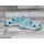 slobby Kleinkinder Freizeitschuh mit Klettverschluss mint Blumen
