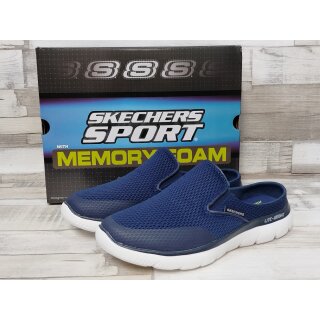 Skechers Herren SUMMITS VINDICATOR Pantolette blau, zehengeschlossen