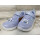 Skechers Running Sweet Mädchen Klett Halbschuh zart flieder mit türkis Glimmer