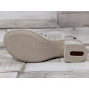 Rieker Damen Sandale beige/glitter hochgeschlossen, 4 cm Absatz