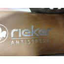 Rieker Damen Sandale beige/glitter hochgeschlossen, 4 cm Absatz