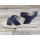 Tom Tailor Mädchen Klett-Sandale dunkelblau mit Glitterherzchen