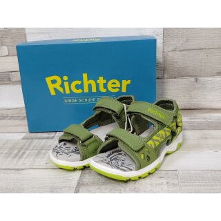 Richter Jungen Sandale mit Klettverschluss grün