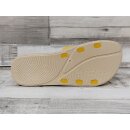 Ipanema Damen Badepantolette gelb mit weißer Sohle