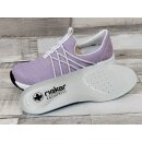 Rieker Damen Slipper fliederfarben mit Zierschnürung
