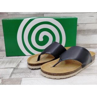 Dr. Brinkmann Damen Zehensteg Pantolette schwarz