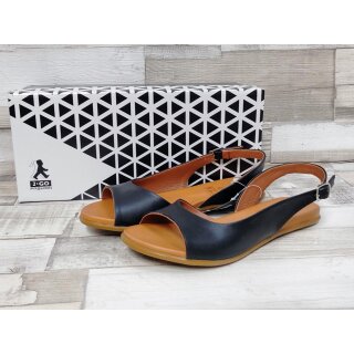 2Go flache Sandalette in schwarz