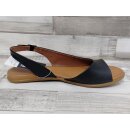 2Go flache Sandalette in schwarz
