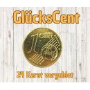 GlücksNugget Vintage Minibörse Scheingröße, geflammtes Leder, Hosentaschenbörse