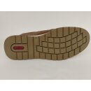 Rieker Herren Slipper braun, an der Ferse mit blau abgesetzt