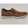Rieker Herren Slipper braun, an der Ferse mit blau abgesetzt