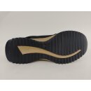 Rieker Revolution Sneaker-Schnürschuh schwarz mit gold abgesetzt